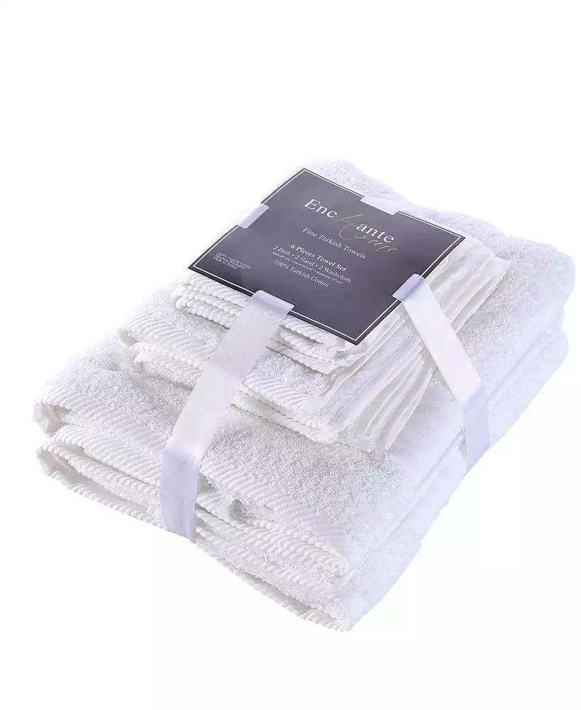 商品Enchante Home|Luna Turkish Cotton Towel 6 Piece Set,价格¥441,第1张图片