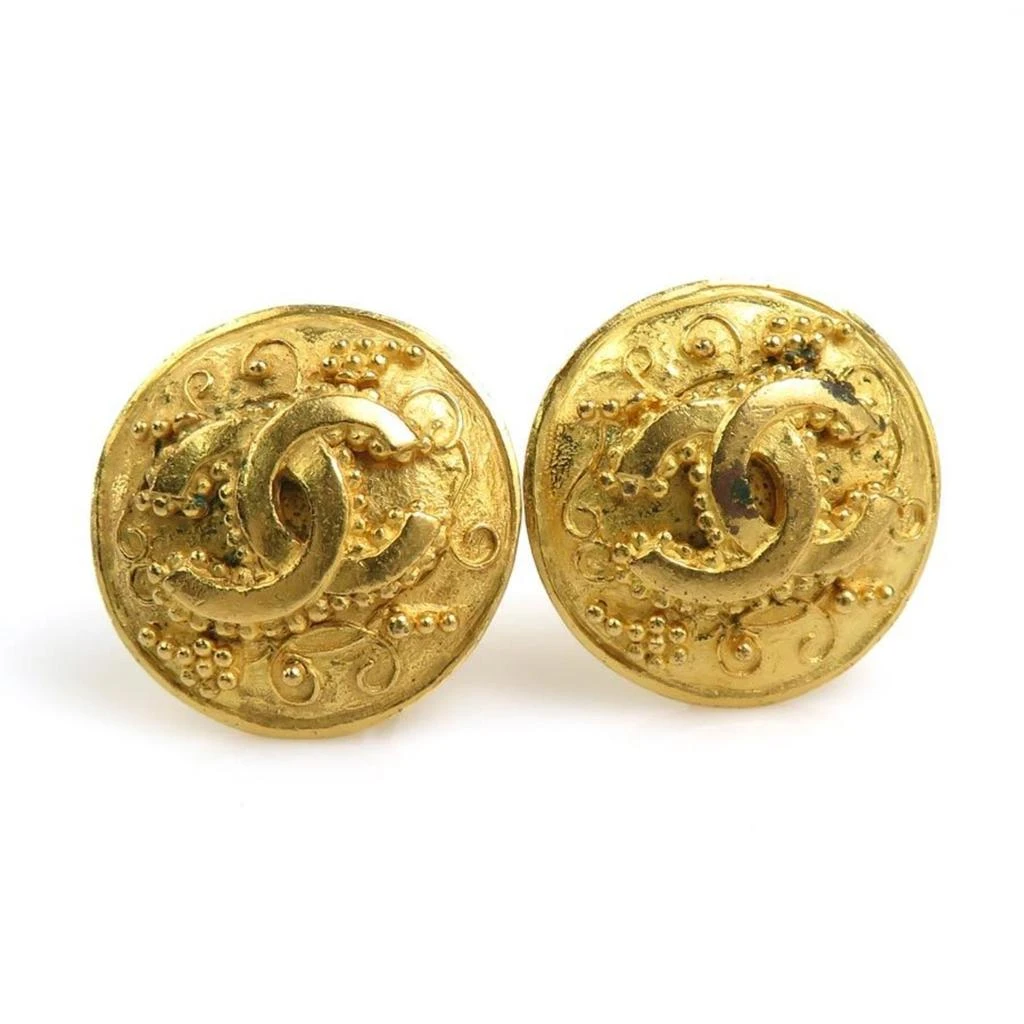 商品[二手商品] Chanel|Metal Clip Earrings (Pre-Owned),价格¥4856,第2张图片详细描述