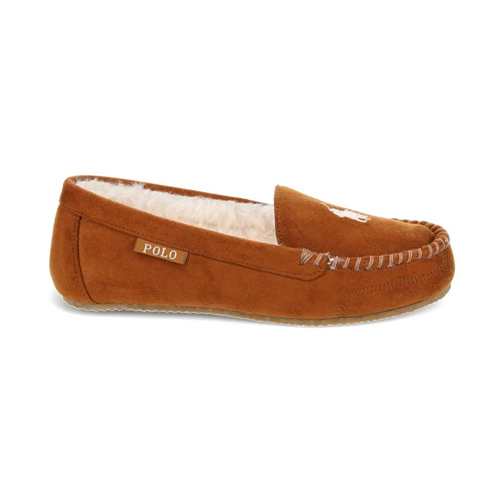 商品Ralph Lauren|Women's Dezi Faux Fur Moccasin Slippers,价格¥443,第2张图片详细描述