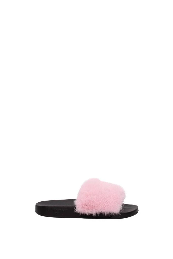 商品Givenchy|Slippers and clogs Fur Pink,价格¥1940,第1张图片