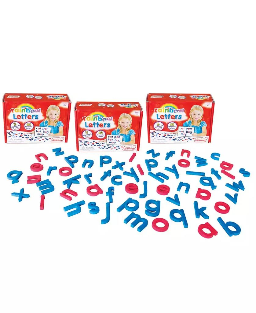 商品Junior Learning|Magnetic Rainbow Letters, Pack of 3,价格¥265,第1张图片