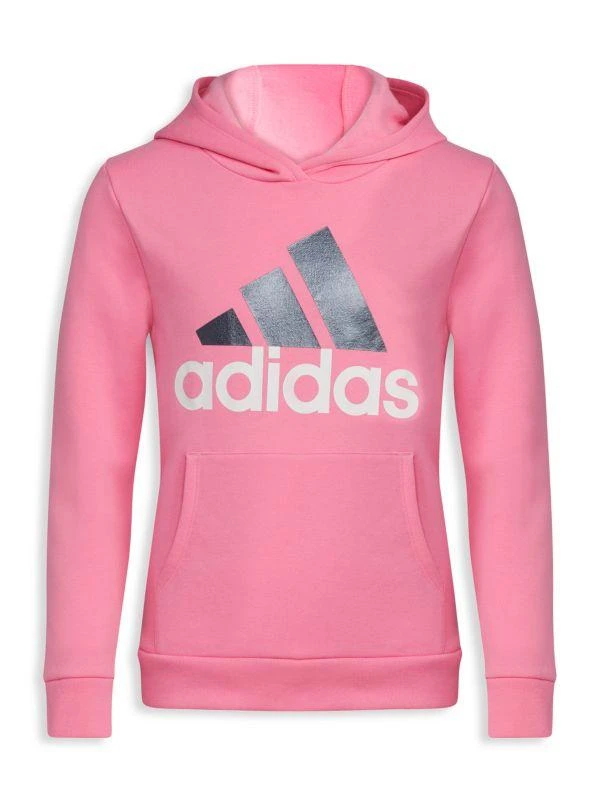 商品Adidas|Little Girl’s & Girl’s Logo Hoodie,价格¥109,第1张图片