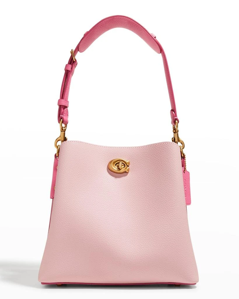 商品Coach|Willow Colorblock Leather Bucket Bag,价格¥2009,第1张图片