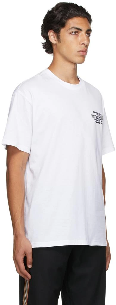 商品Burberry|白色 Location Print Oversized T 恤,价格¥4378,第2张图片详细描述