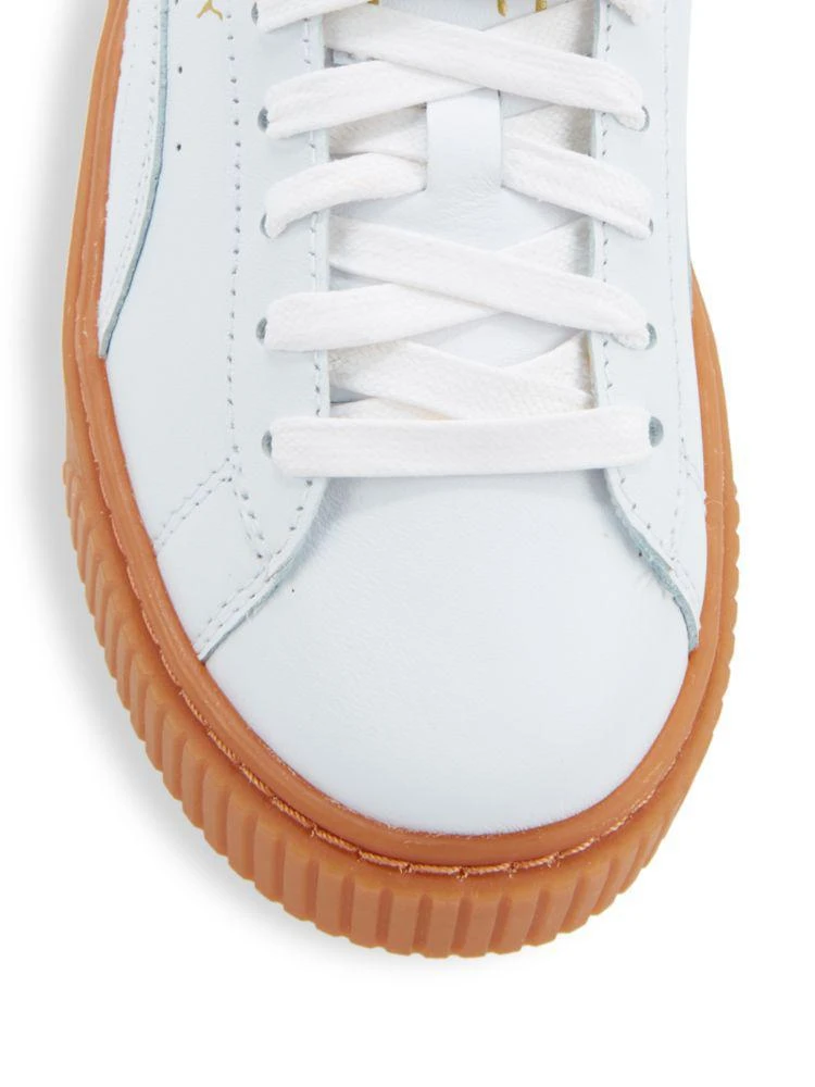 商品Puma|Basket Leather Lace-Up Sneakers,价格¥151,第4张图片详细描述