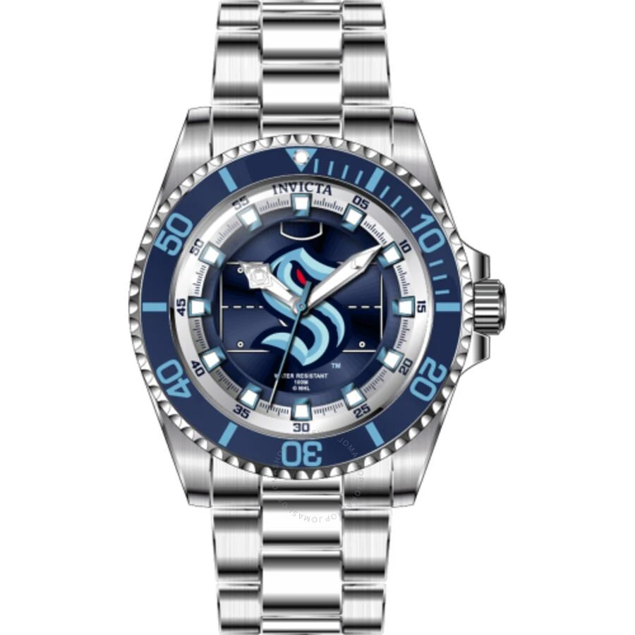 商品Invicta|NHL Seattle Kraken Quartz Blue Dial Ladies Watch 42212,价格¥410,第1张图片