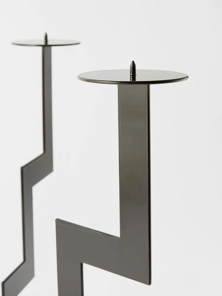 商品Jermaine Gallacher|Zigzag steel candelabra,价格¥2405,第3张图片详细描述
