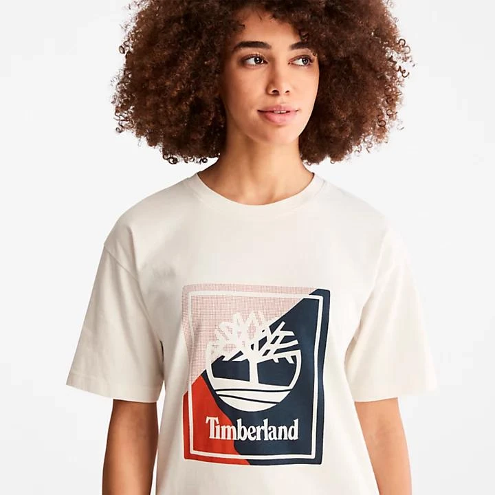 商品Timberland|Logo Graphic T-Shirt for Women in White,价格¥140,第5张图片详细描述