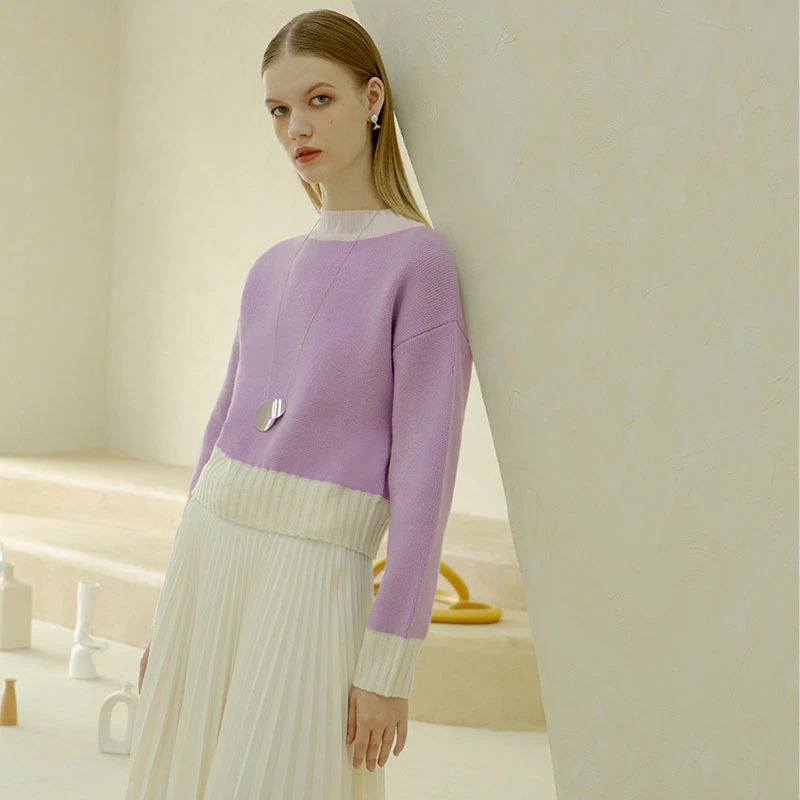 Zoie Wool Sweater - Lilac | Zoie羊毛毛衣 - 浅紫色 商品