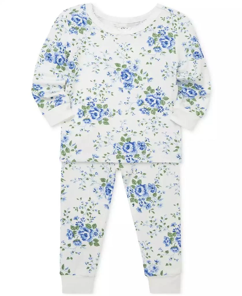 商品Little Me|Baby Girls Toile Pajamas, 4 Piece Set,价格¥324,第4张图片详细描述