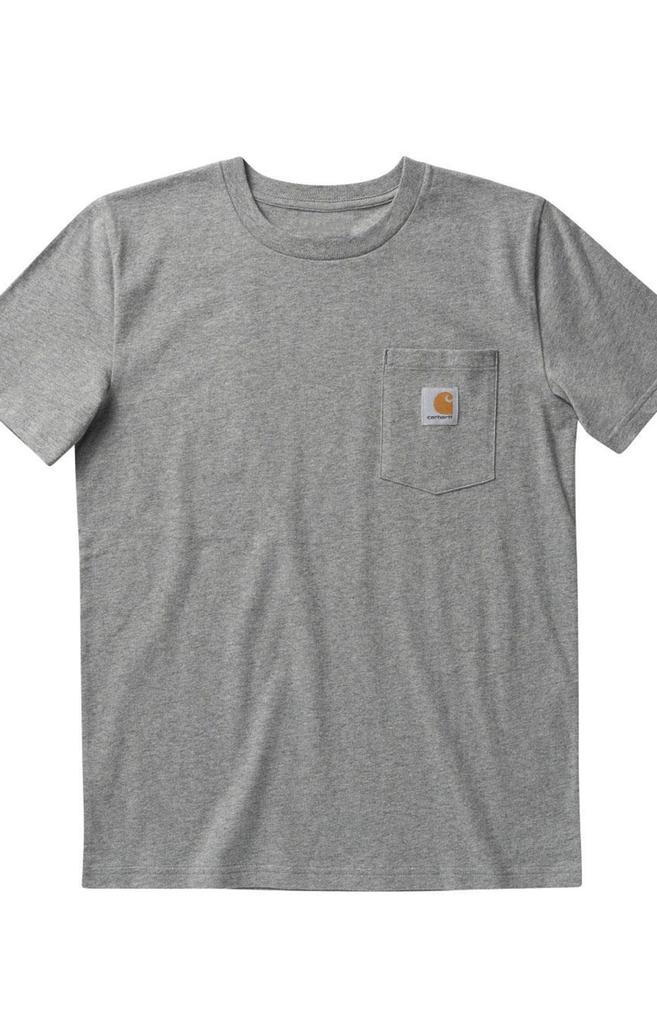 (CA6243) SS Pocket T-Shirt - Charcoal Grey Heather商品第1张图片规格展示