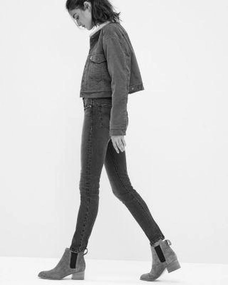 商品Levi's|501 Skinny Jeans in Coal Black,价格¥546,第5张图片详细描述