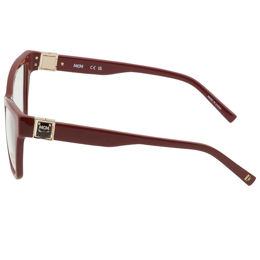 商品MCM|MCM Women's Eyeglasses - Burgundy Acetate Square Full-Rim Frame | MCM2719 602,价格¥432,第3张图片详细描述