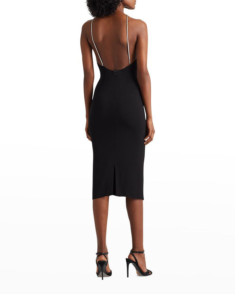商品Ralph Lauren|Dinara Chain Halter Midi Dress,价格¥17574,第5张图片详细描述