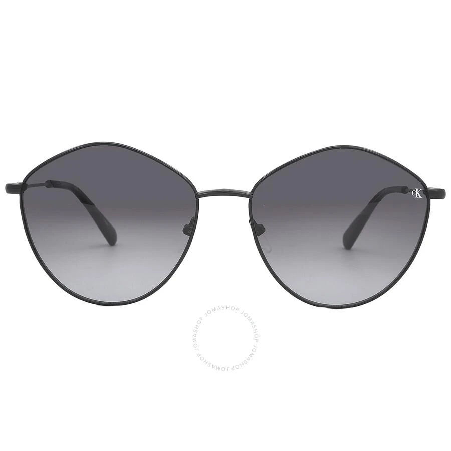 商品Calvin Klein|Grey Gradient Oval Ladies Sunglasses CKJ22202S 001 61,价格¥187,第1张图片