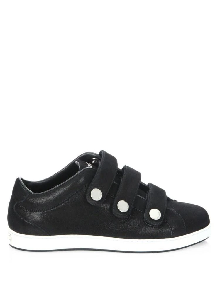 商品Jimmy Choo|NY SHS Suede Grip-Tape Sneakers,价格¥1784,第5张图片详细描述