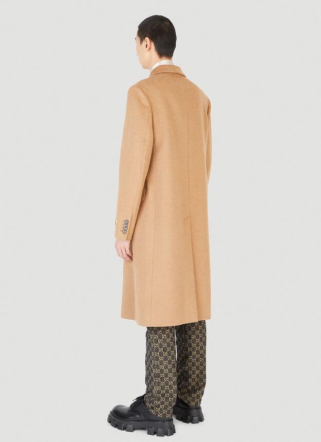 商品Gucci|Aria Coat in Camel,价格¥32263,第6张图片详细描述