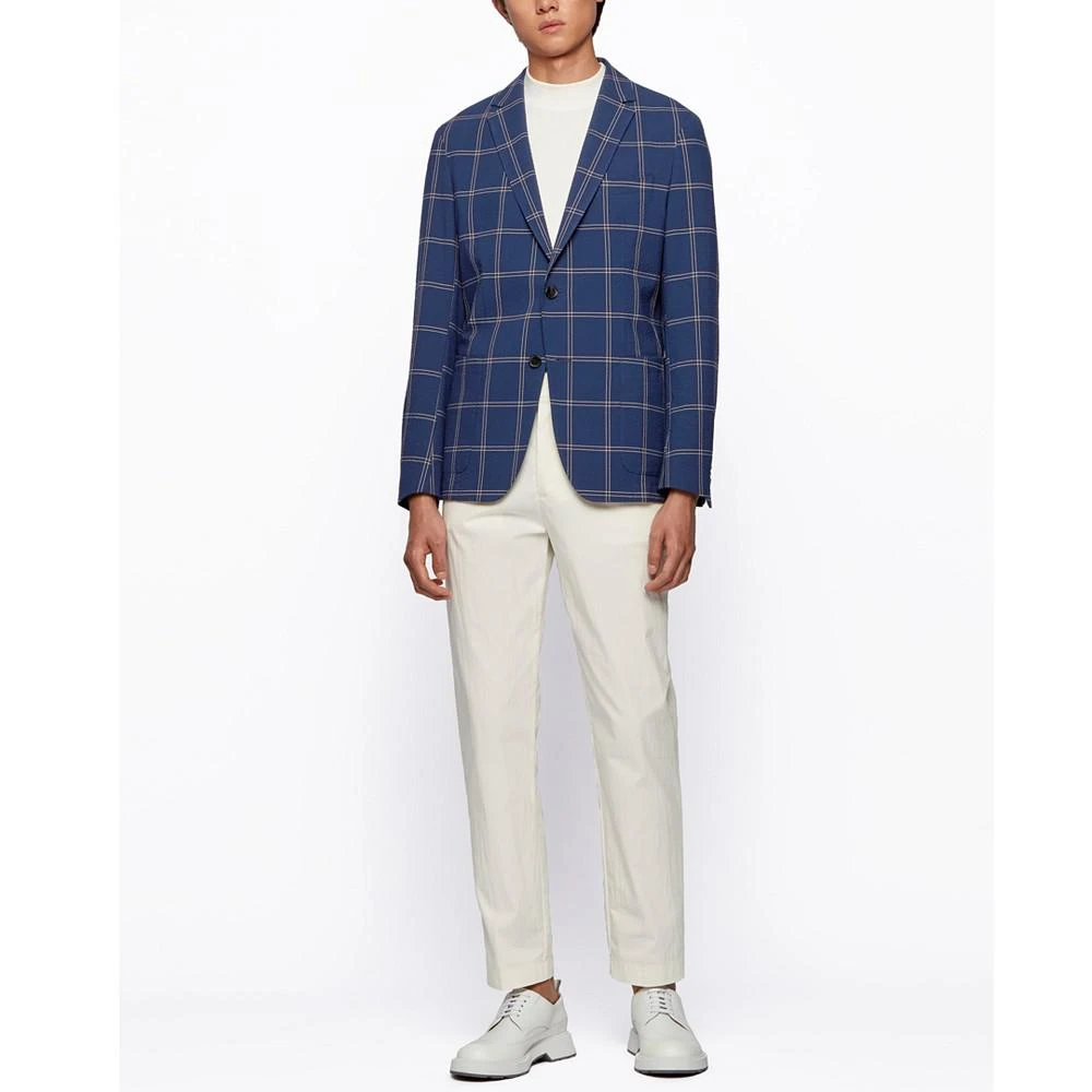 商品Hugo Boss|BOSS Men's Seersucker Slim-Fit Jacket,价格¥2388,第4张图片详细描述