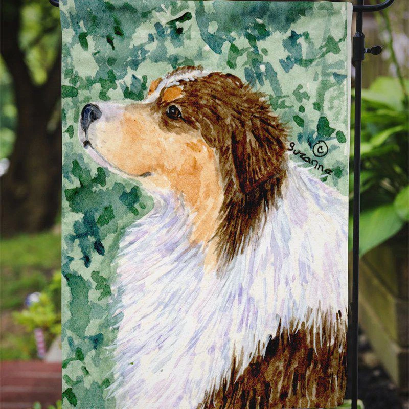 商品Caroline's Treasures|Australian Shepherd Garden Flag 2-Sided 2-Ply,价格¥137,第2张图片详细描述