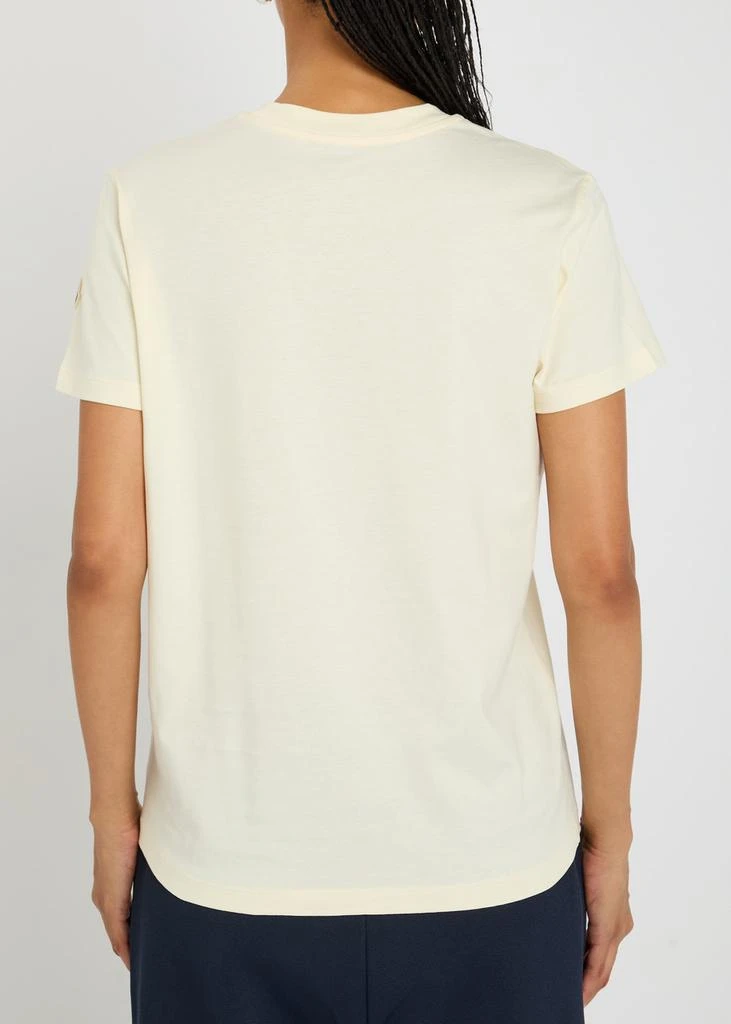 商品Moncler|Logo-embroidered cotton T-shirt,价格¥2667,第3张图片详细描述