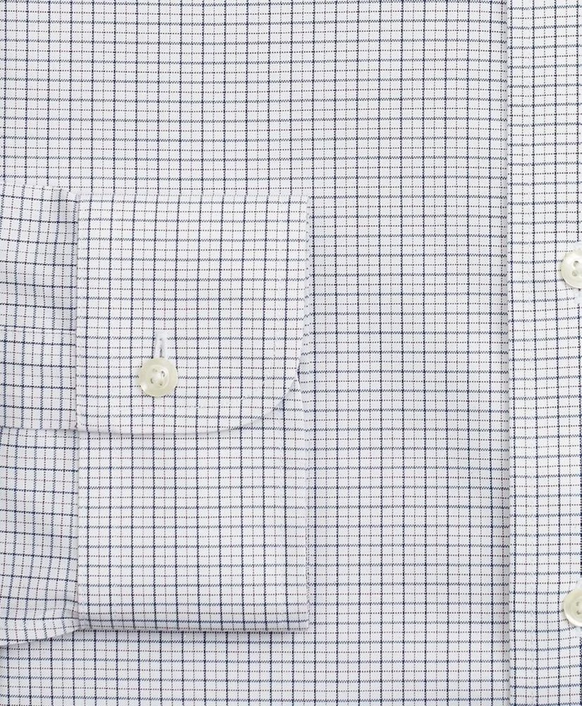 商品Brooks Brothers|Stretch Madison Relaxed-Fit Dress Shirt, Non-Iron Grid Check,价格¥373,第3张图片详细描述