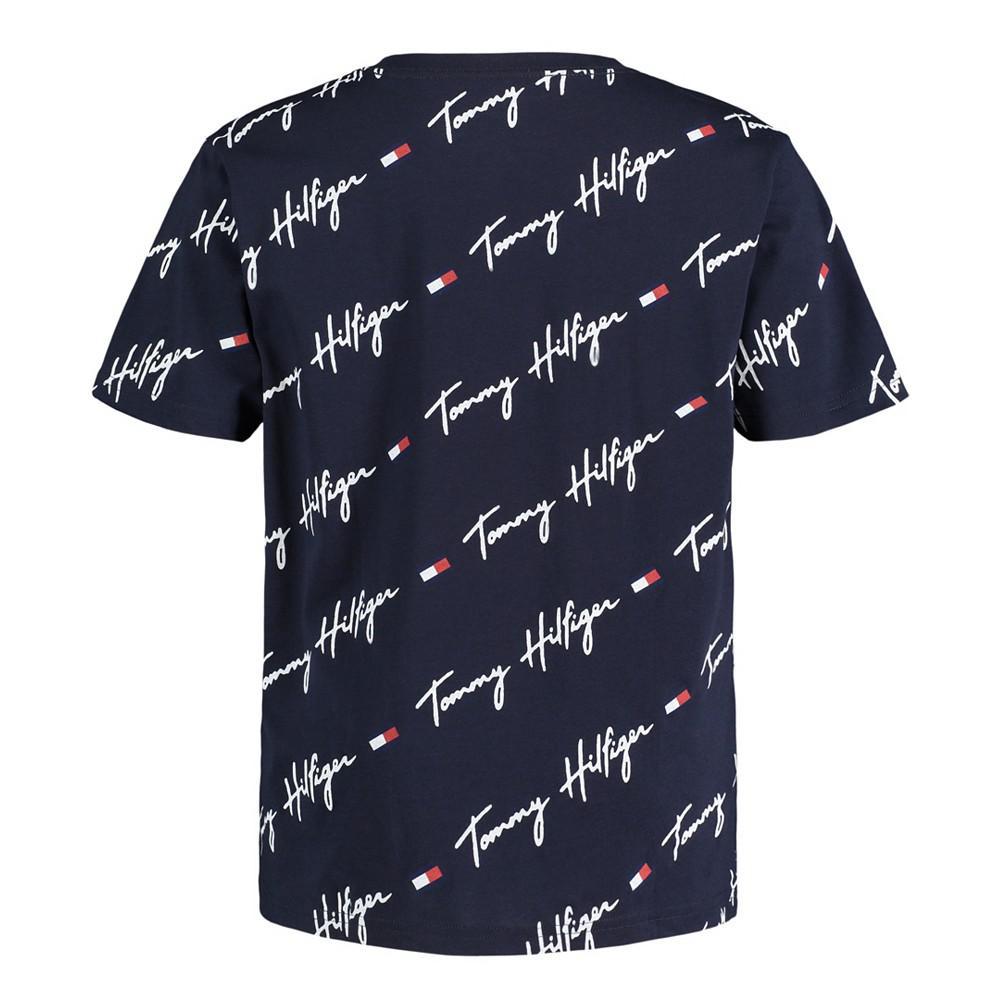 商品Tommy Hilfiger|Little Boys Script T-shirt,价格¥66,第4张图片详细描述