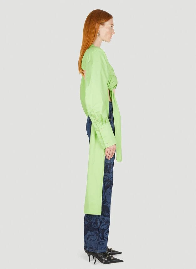 商品Ninamounah|Seahorse Wrap Top in Green,价格¥953,第3张图片详细描述