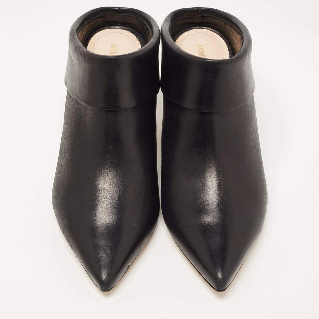 商品[二手商品] Nicholas Kirkwood|Nicholas Kirkwood Black Leather Pointed Toe Mules Size 37,价格¥824,第3张图片详细描述