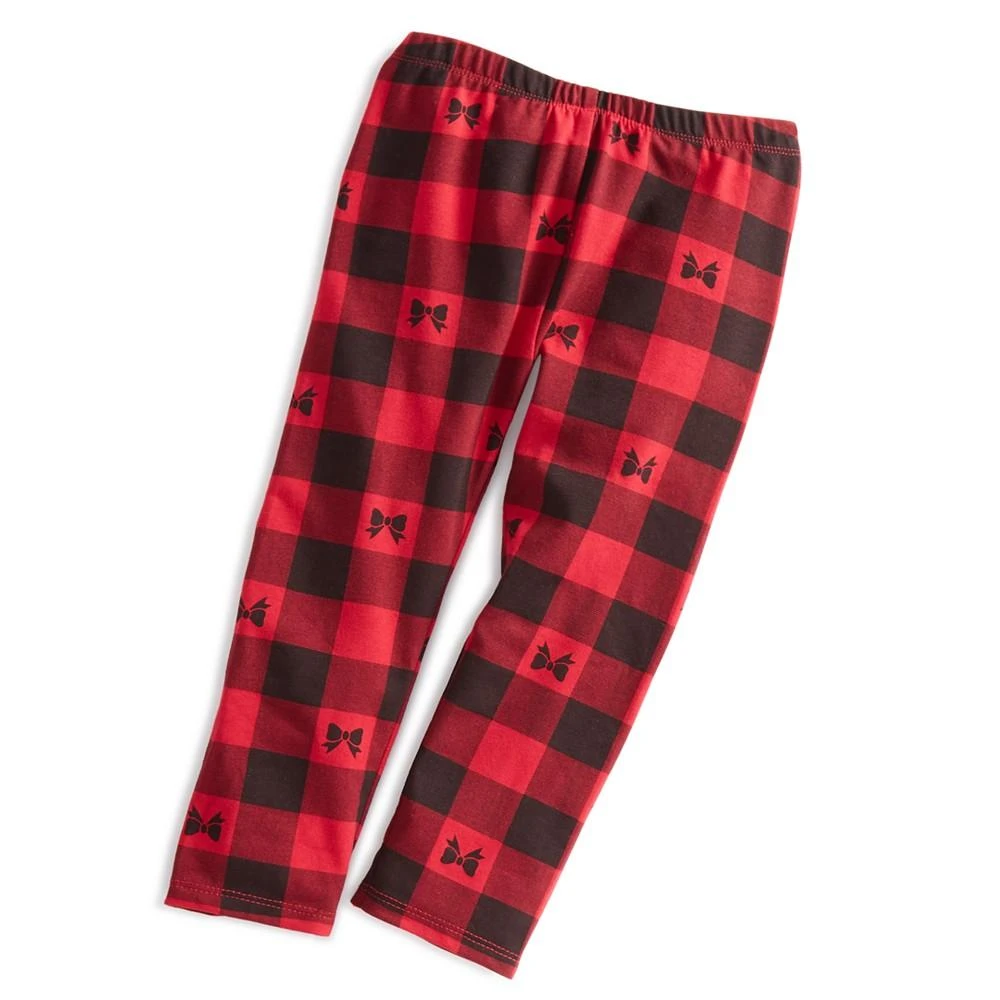 商品First Impressions|Baby Girls Ribbon Check Leggings, Created for Macy's,价格¥38,第1张图片