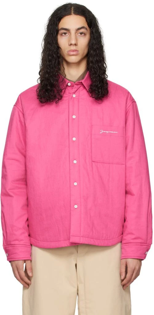 商品Jacquemus|Pink Le Papier 'La Chemise Boulanger' Shirt,价格¥1748,第1张图片