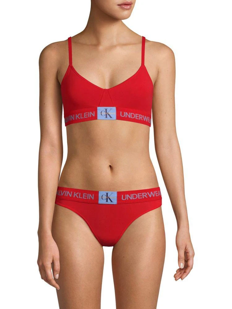 商品Calvin Klein|Monogram 无钢圈内衣,价格¥45,第1张图片