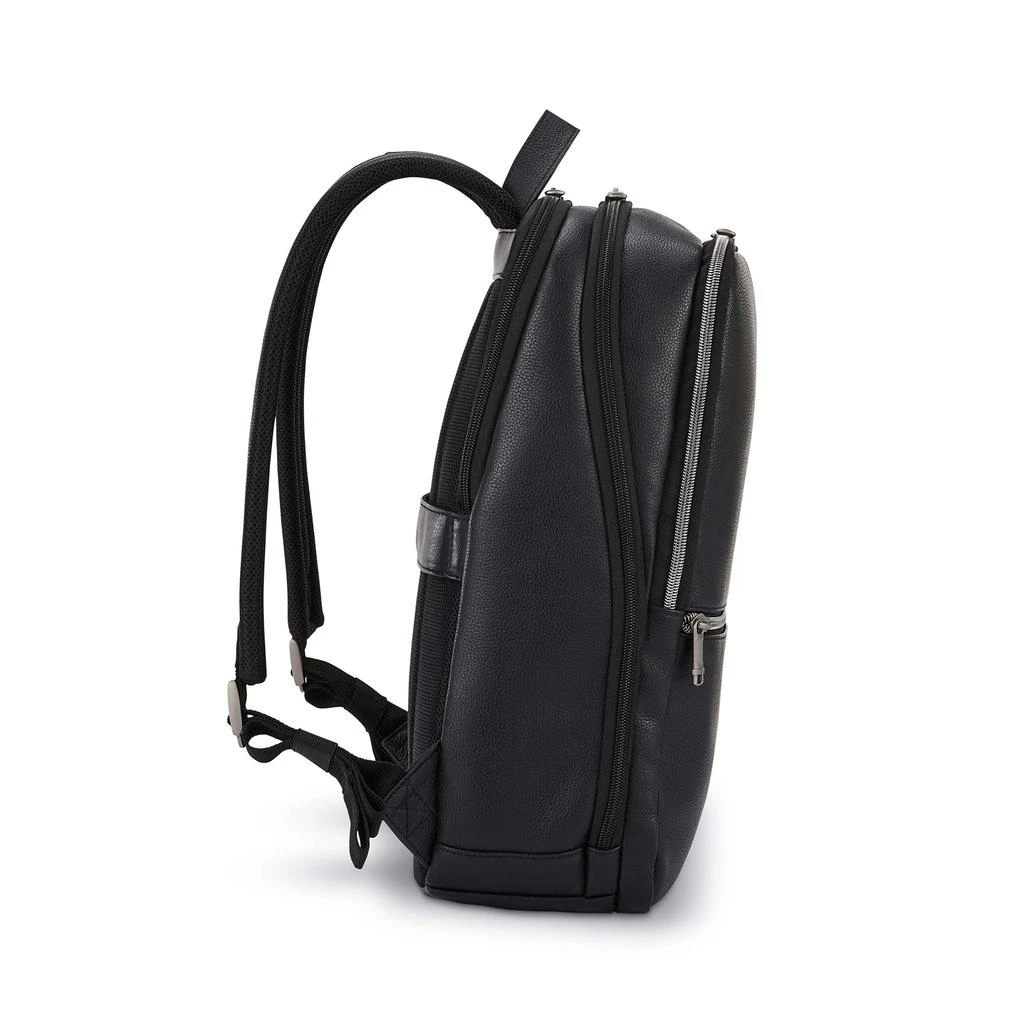 商品Samsonite|Samsonite Classic Leather Slim Backpack, Cognac, One Size,价格¥1034,第3张图片详细描述