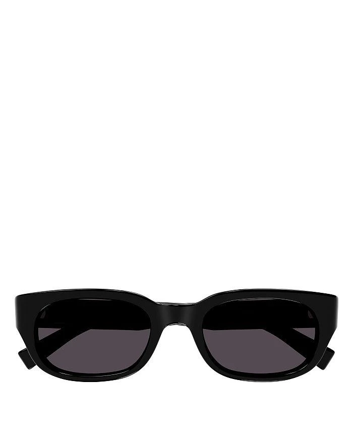 商品Yves Saint Laurent|Script Rectangular Sunglasses, 52mm,价格¥2448,第2张图片详细描述
