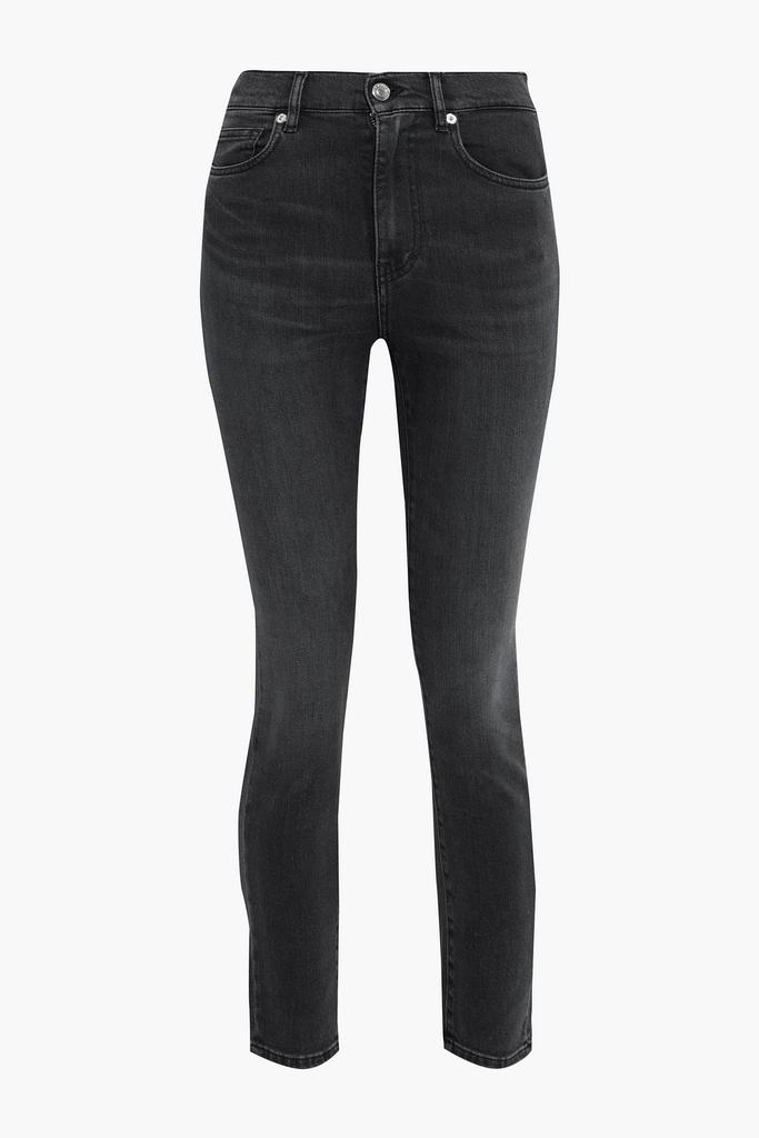 Hauss cropped high-rise skinny jeans商品第1张图片规格展示