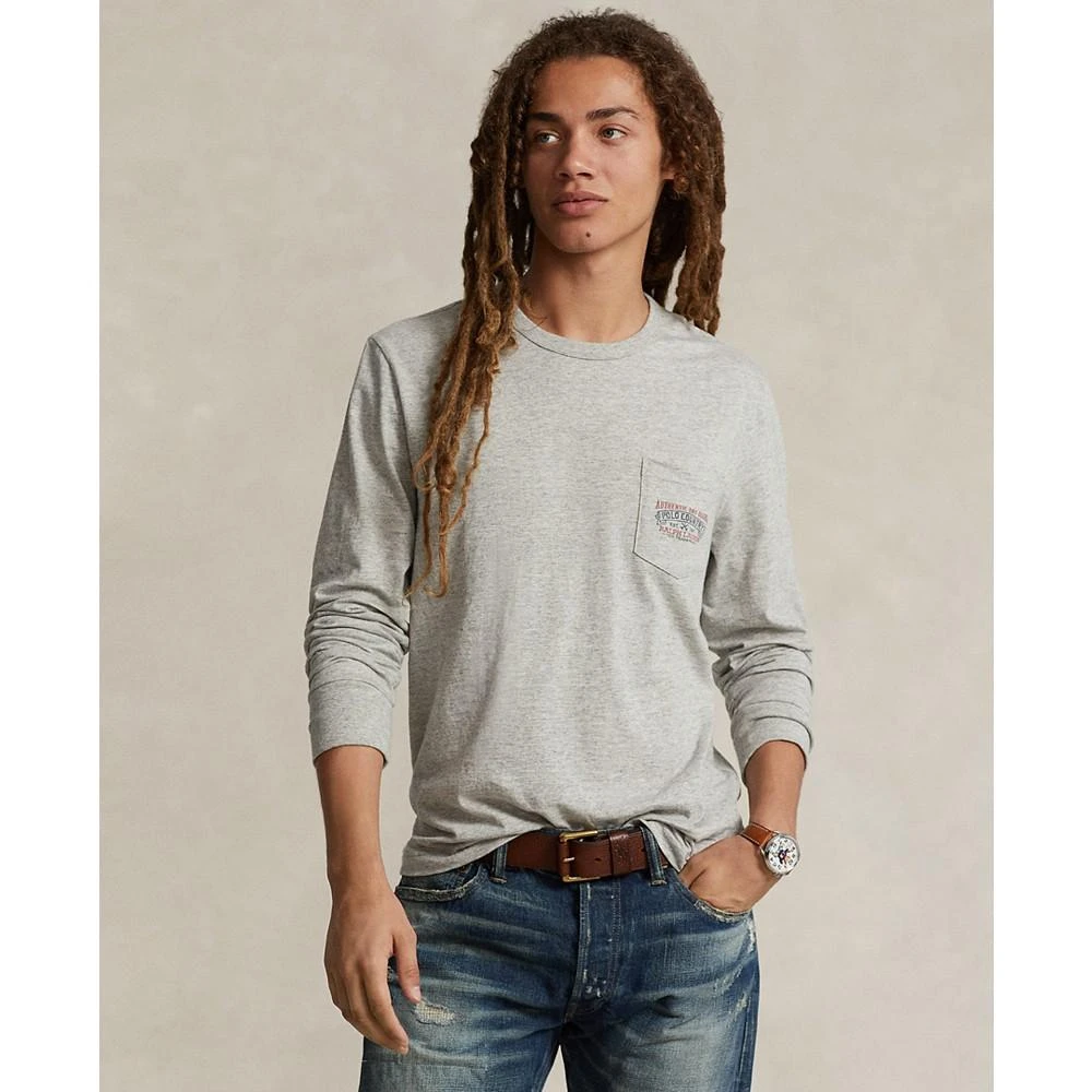 商品Ralph Lauren|Men's Custom Slim Fit Polo Country T-Shirt,价格¥316,第1张图片
