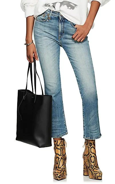 商品R13|Kick Fit Mid-Rise Jeans,价格¥1415,第1张图片
