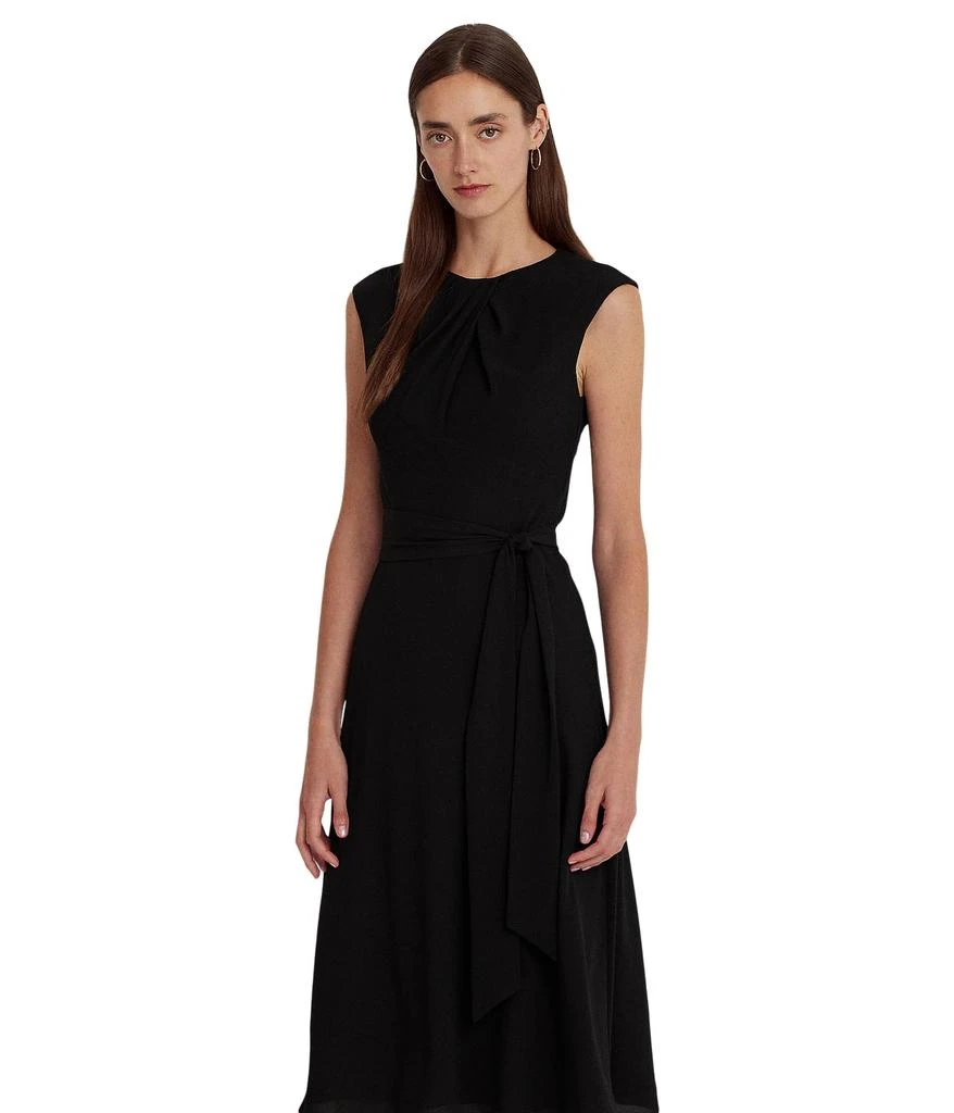 商品Ralph Lauren|Bubble Crepe Cap-Sleeve Dress,价格¥736,第3张图片详细描述