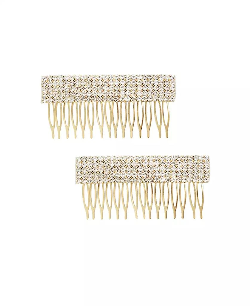 商品Ettika Jewelry|Dynasty Hair Comb Set in Clear,价格¥337,第1张图片