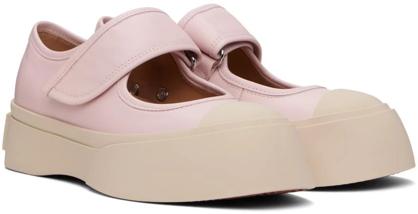 商品Marni|Pink Pablo Mary Jane Ballerina Flats,价格¥3260,第4张图片详细描述