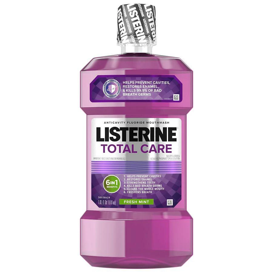 商品Listerine|Anticavity Fluoride Mouthwash Fresh Mint,价格¥84,第1张图片