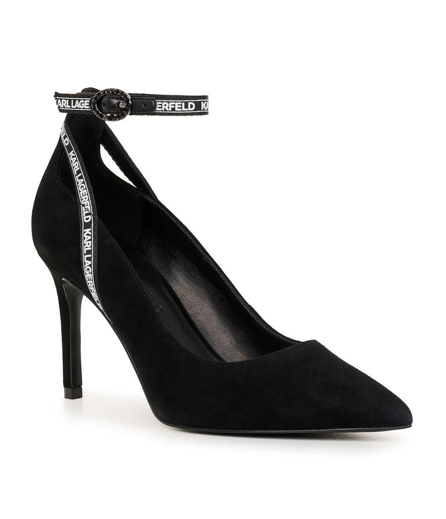 商品Karl Lagerfeld Paris|JACQUELINE SUEDE PUMP,价格¥875,第1张图片