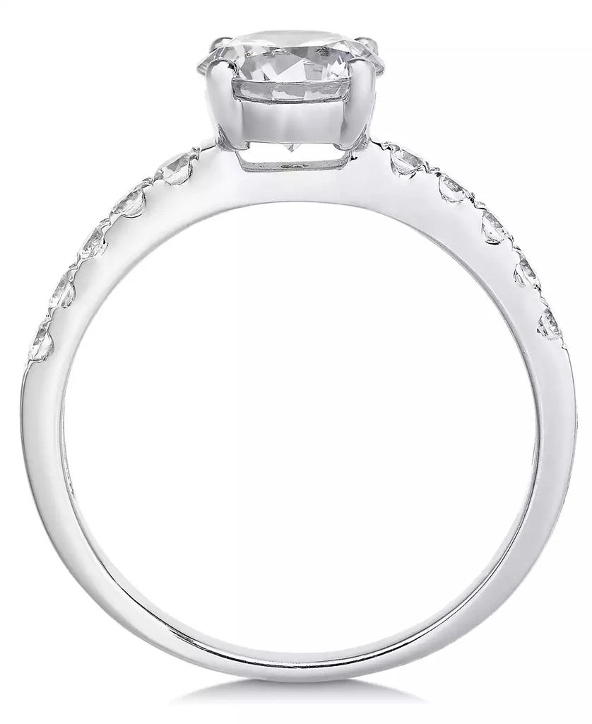 商品Arabella|14k White Gold Ring, Cubic Zirconia Wedding Ring (2-3/4 ct. t.w.),价格¥2093,第2张图片详细描述