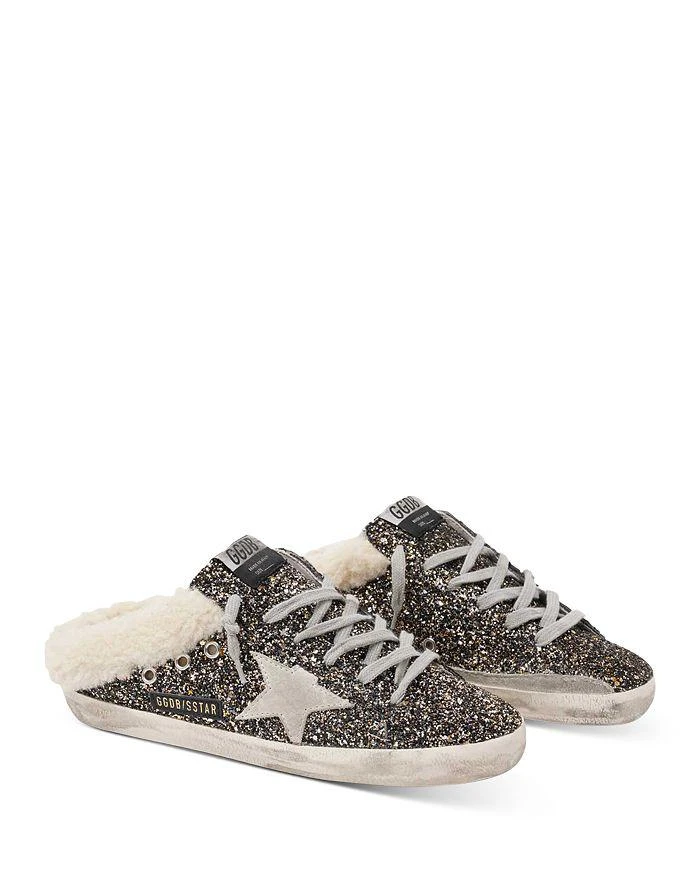 商品Golden Goose|Women's Super-Star Glitter Mule Sneakers,价格¥5466,第1张图片详细描述