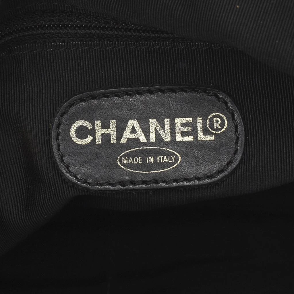Chanel Black Calfskin Leather CC Caviar Backpack 商品