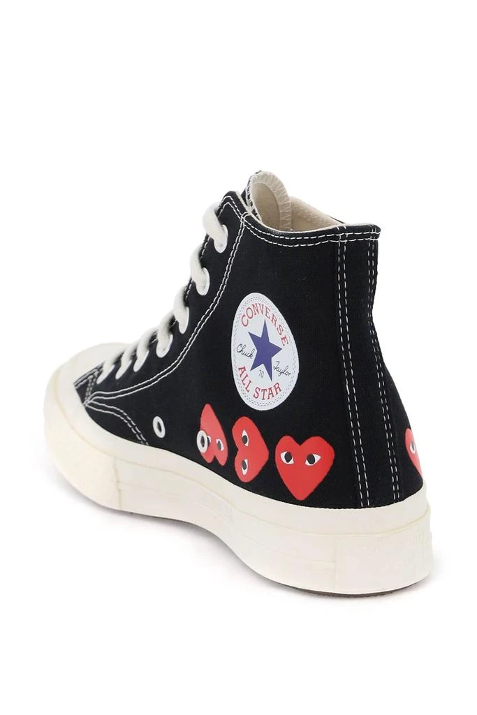 商品Comme des Garcons|Multi Heart Converse X Comme Des Gar?ons Play Hi-top Sneakers,价格¥1381,第3张图片详细描述