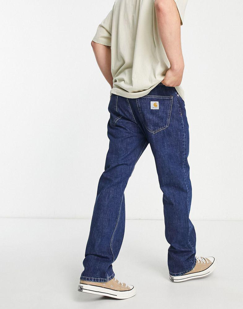 Carhartt WIP nolan relaxed straight fit jeans in blue wash商品第4张图片规格展示