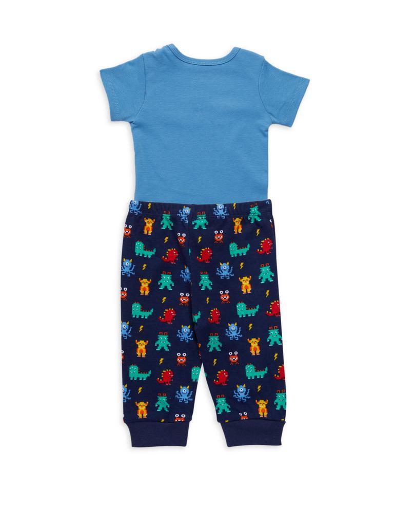 商品Little Me|Baby's 3-Piece Beanie, T-Shirt & Joggers Set,价格¥126,第4张图片详细描述