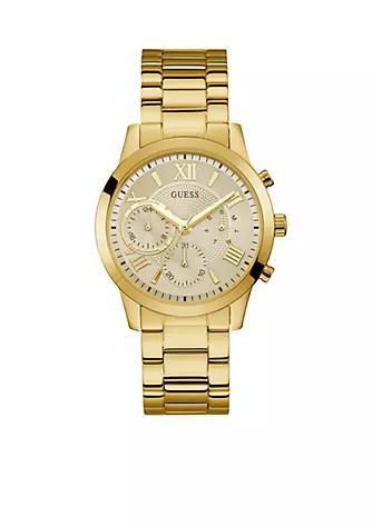 商品GUESS|Gold-Tone Multi-function Sport Watch,价格¥1003,第1张图片