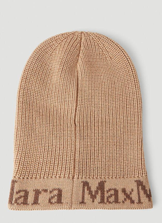 Logo Knit Balaclava in Beige商品第2张图片规格展示