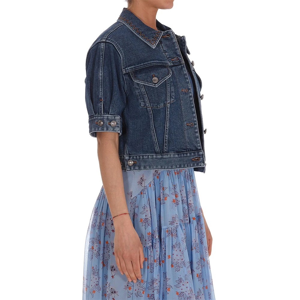CHLOE' 蓝色女士夹克 C21UDV11151-485 商品